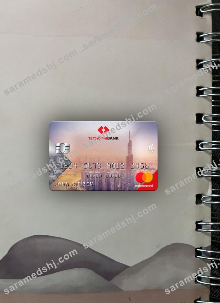 Vietnam Techcombank mastercard photolook front